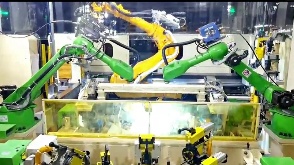 雙機(jī)聯(lián)動(dòng)焊接系統(tǒng)-汽車(chē)尾氣管焊接