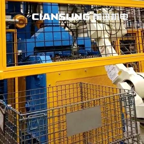 那智機器人視覺引導(dǎo)自動上料工作站