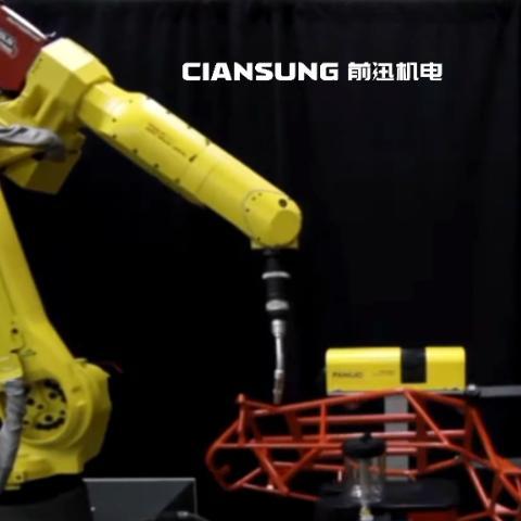 發(fā)那科焊接框架機械手工作站