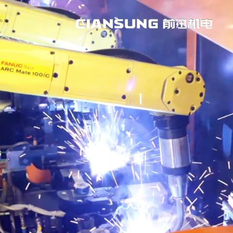 發(fā)那科機械手多工位焊接工作站