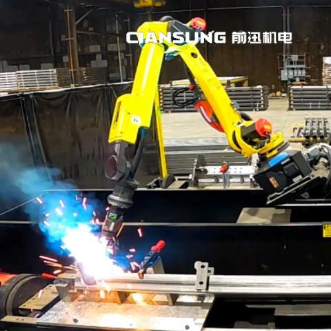 發(fā)那科焊接六軸機器人工作站